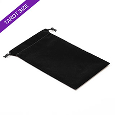 Plain Black Velvet Bag For Tarot Cards