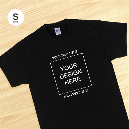 Custom Square Image Two Messages T Shirt